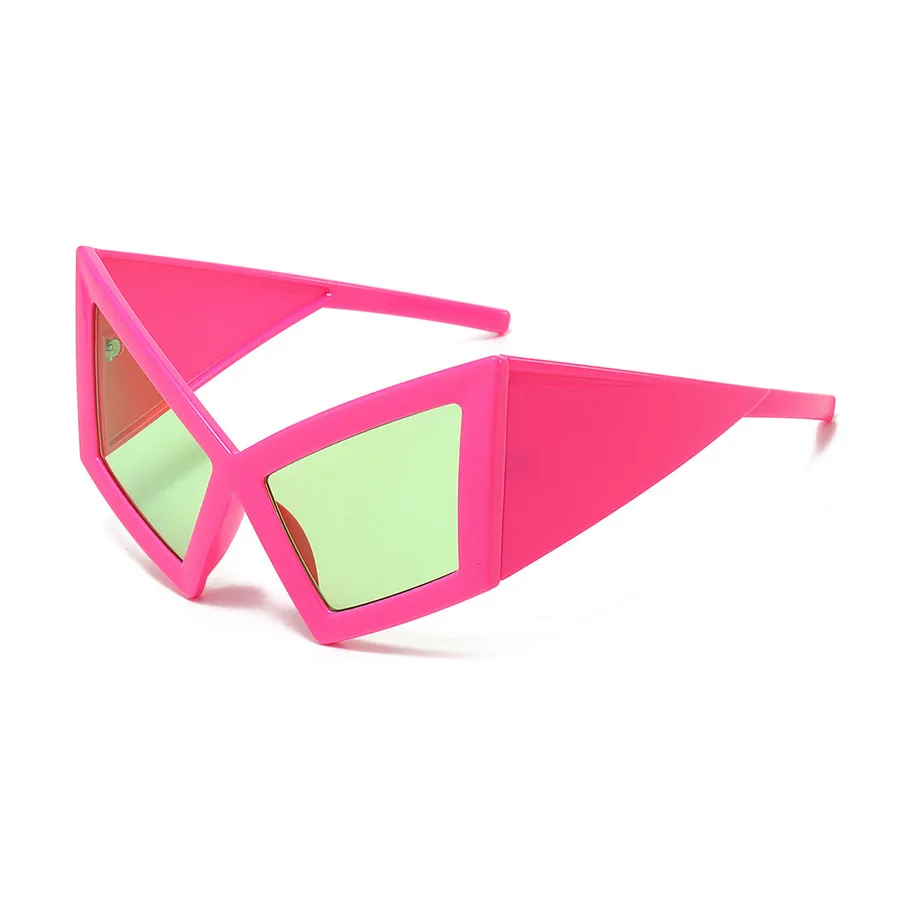 Special-Shaped Mirror Hip-Hop Exaggerated Cool Style Geometric Ac Full Frame Women's Sunglasses display picture 5