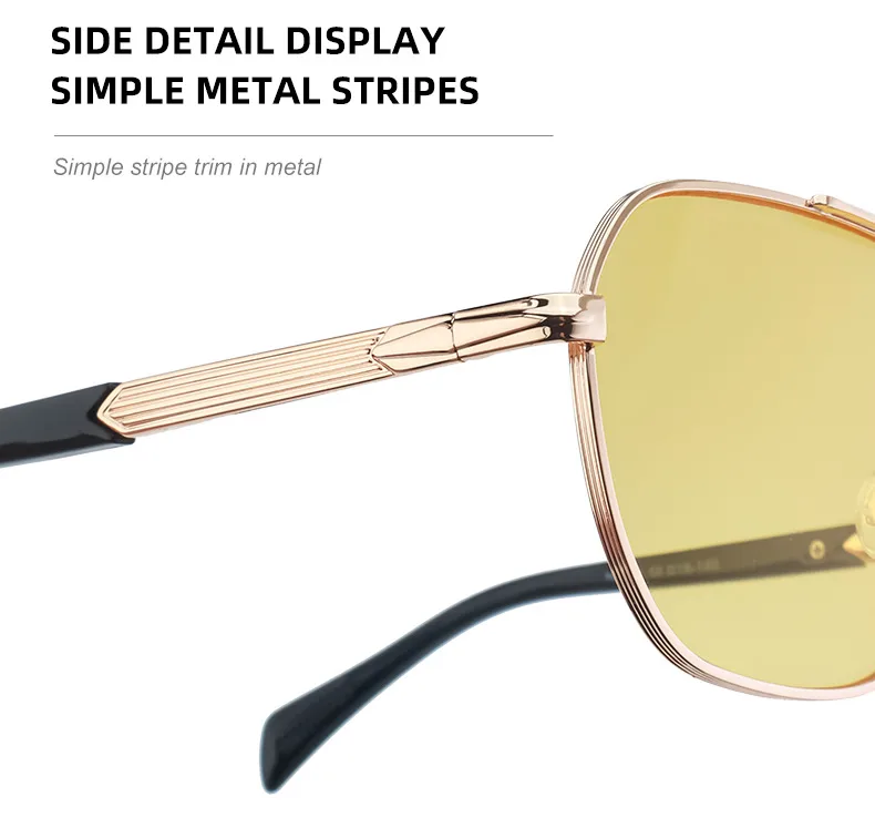 Square Simple Style Solid Color Pc Gradient Tinted Lenses Full Frame Men's Sunglasses display picture 3