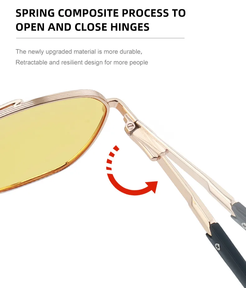 Square Simple Style Solid Color Pc Gradient Tinted Lenses Full Frame Men's Sunglasses display picture 5