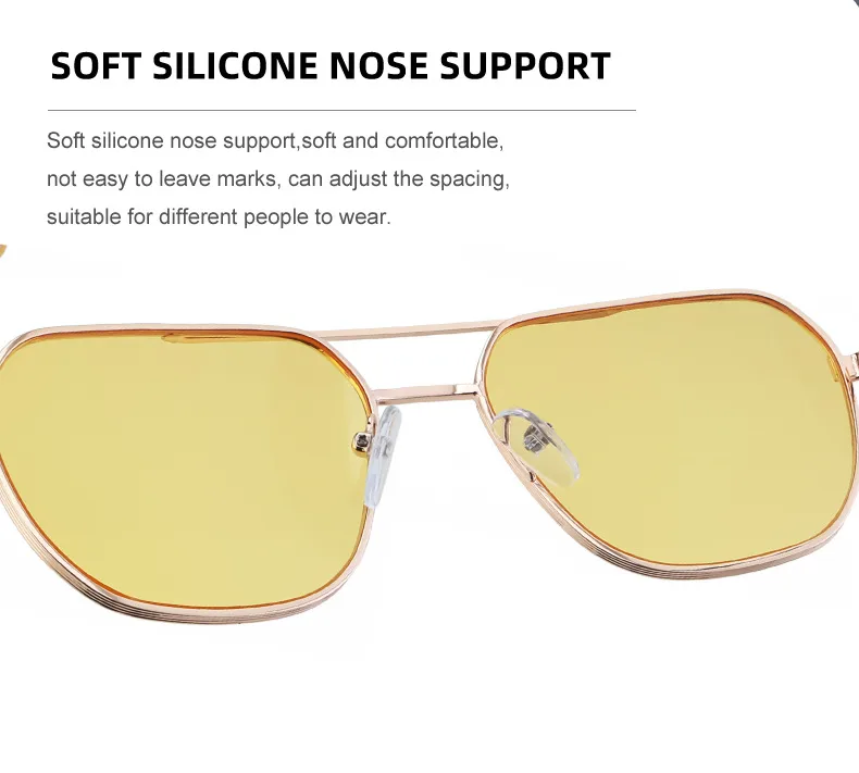 Square Simple Style Solid Color Pc Gradient Tinted Lenses Full Frame Men's Sunglasses display picture 6