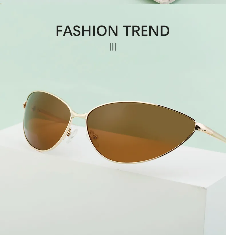 Oval Frame Simple Style Oval Color Block Pc Full Frame Women's Sunglasses display picture 2