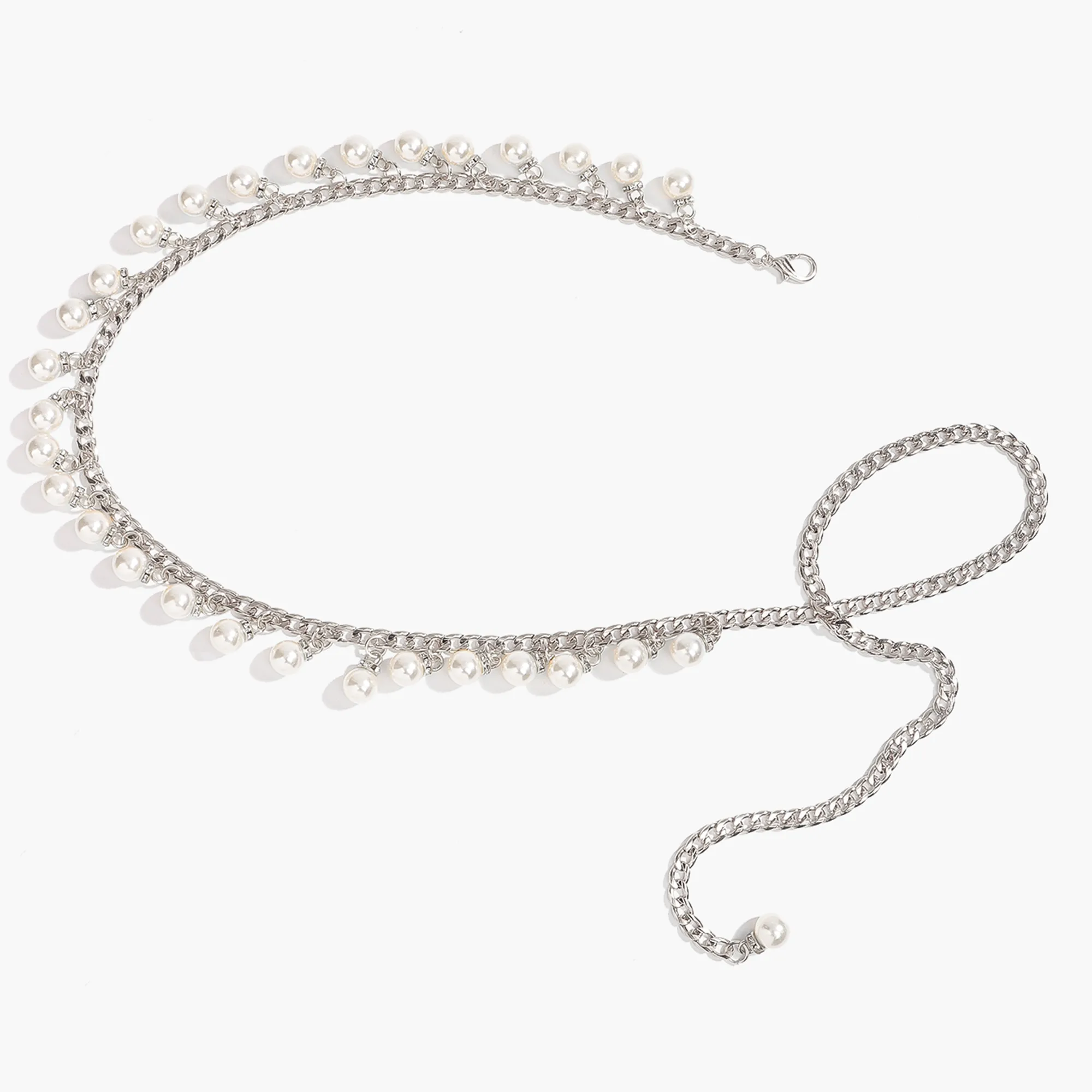 Women's Business Vintage Style Simple Style Zinc Zinc Chain Belts display picture 11