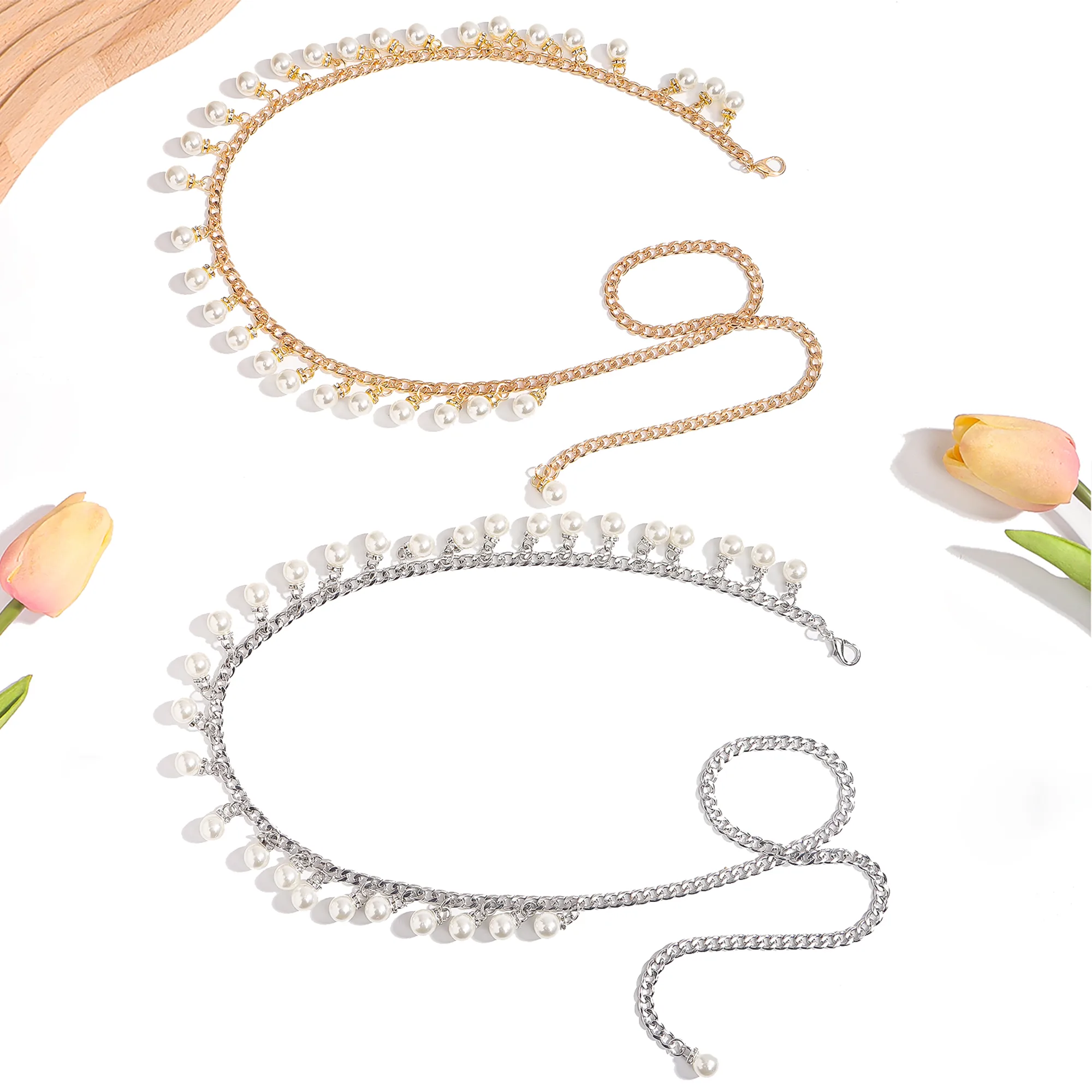 Mujeres Negocio Estilo Vintage Estilo Simple Zinc Zinc Cinturones De Cadena display picture 2