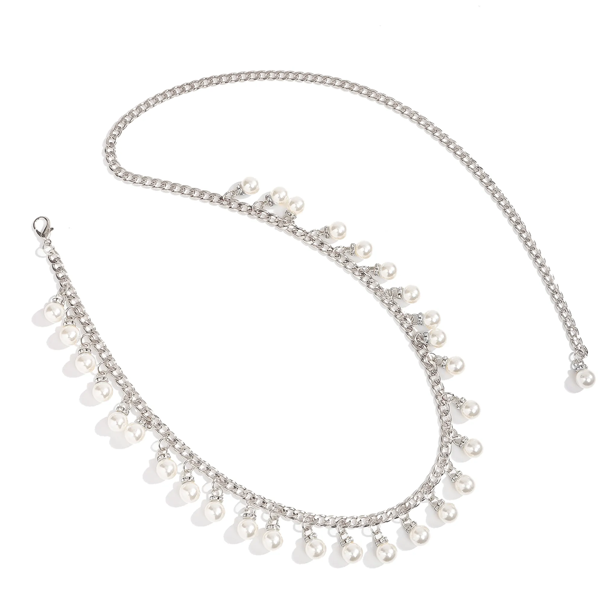 Women's Business Vintage Style Simple Style Zinc Zinc Chain Belts display picture 12