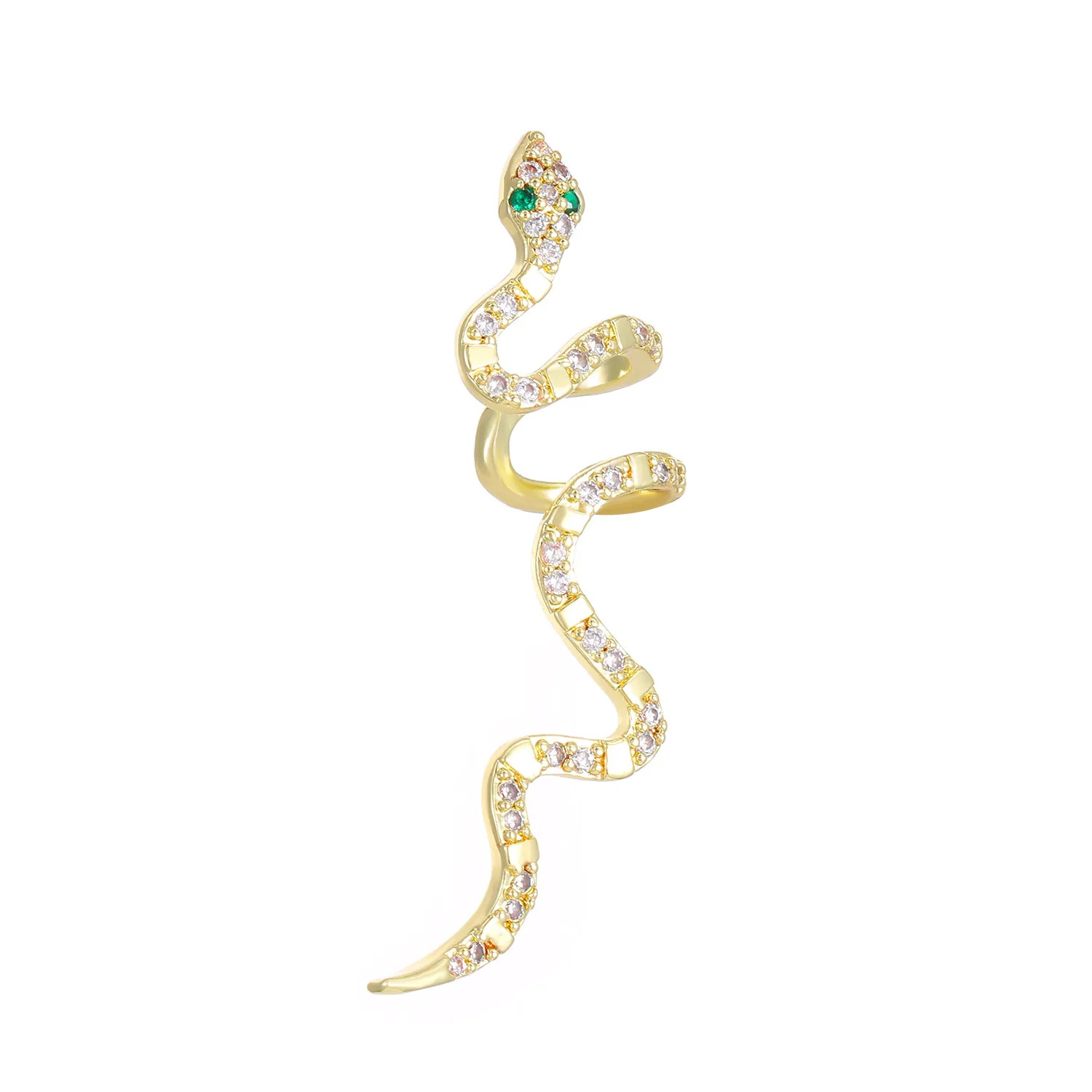 1 Piece Snake Retro Classic Style Copper Plating Ear Cuffs display picture 11