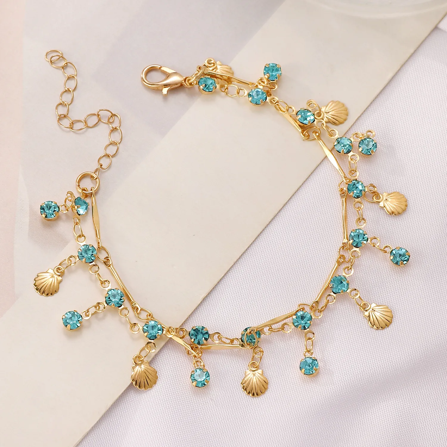 Marine Style 304 Stainless Steel Alloy Shell Starfish Conch Women's Jewelry Set display picture 12