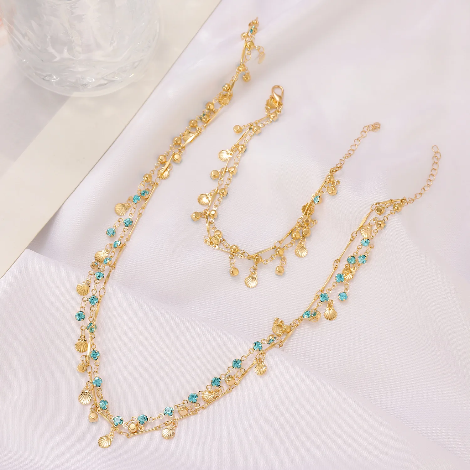 Marine Style 304 Stainless Steel Alloy Shell Starfish Conch Women's Jewelry Set display picture 16