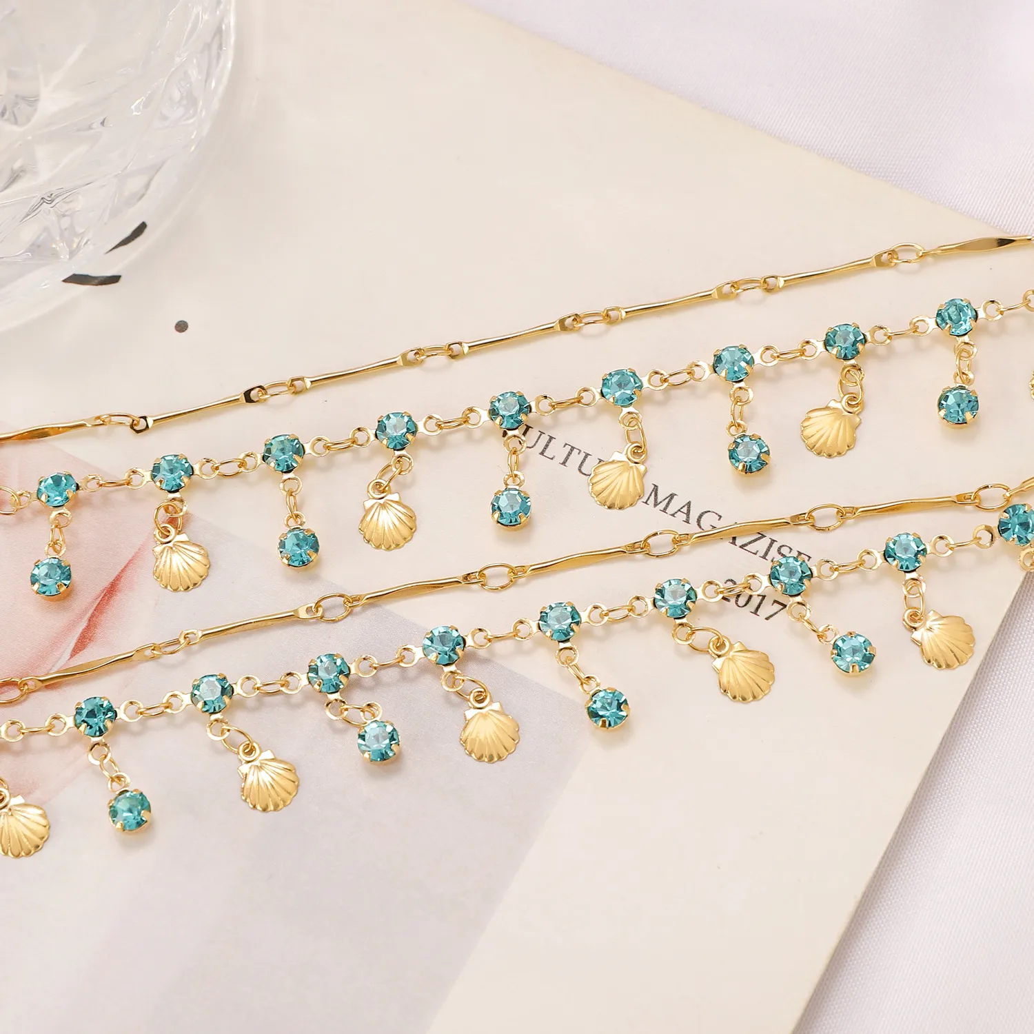 Estilo Marino Acero Inoxidable 304 Aleación Concha Estrella De Mar Concha Mujeres Conjunto De Joyas display picture 17