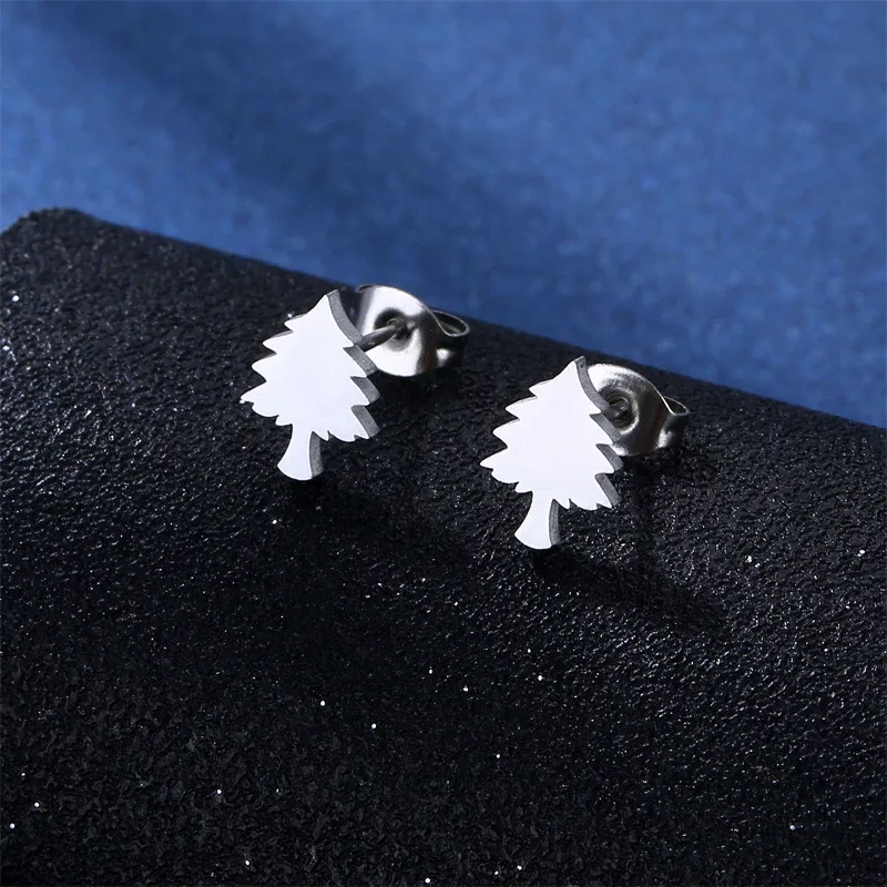 Bohemian Simple Style Classic Style 201 Stainless Steel Christmas Tree Women's Jewelry Set display picture 5