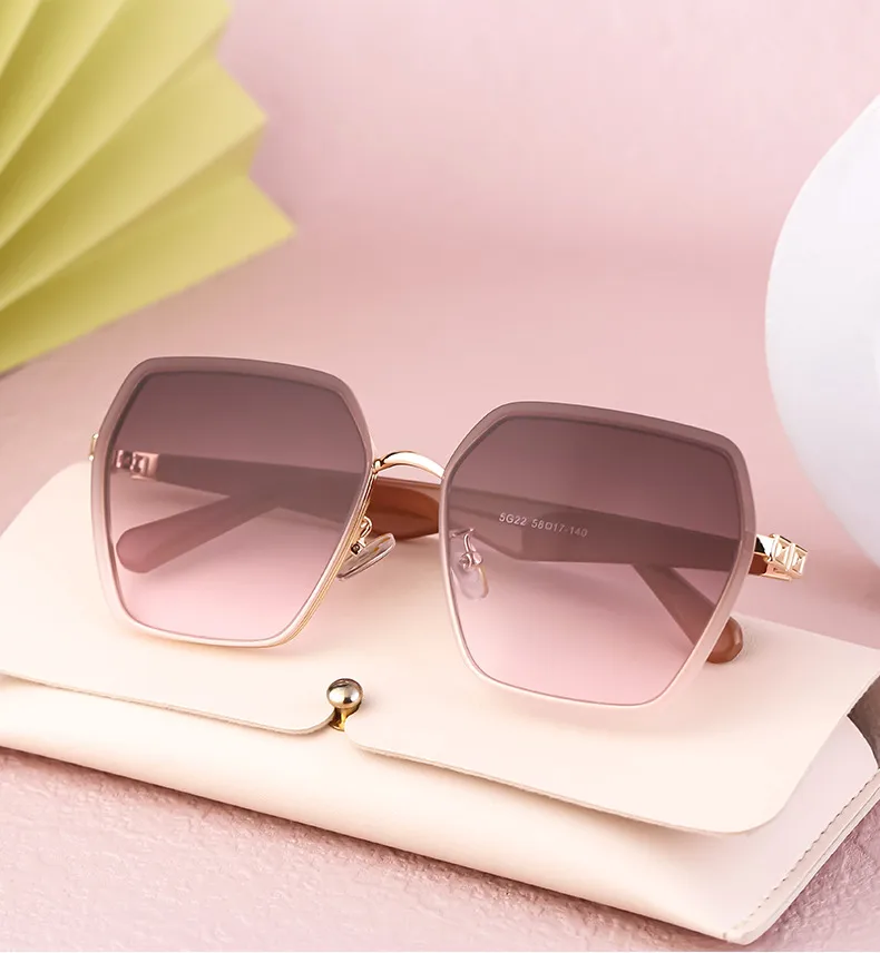 Carré Style Vintage Style Classique Géométrique Pc Plein Cadre Femmes De Lunettes De Soleil display picture 6