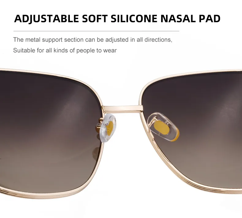 Cuadrado Estilo Vintage Estilo Clásico Geométrico Ordenador Personal Fotograma Completo Gafas De Sol Mujer display picture 9