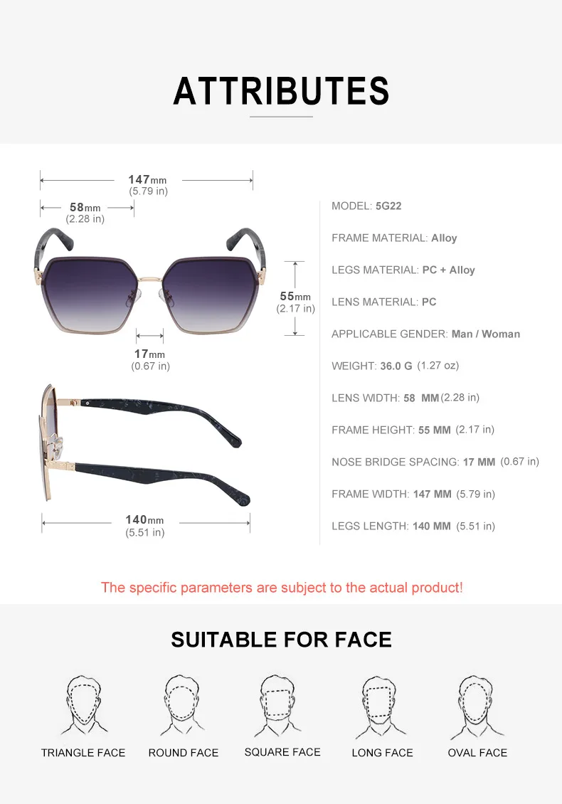Square Vintage Style Classic Style Geometric Pc Full Frame Women's Sunglasses display picture 15