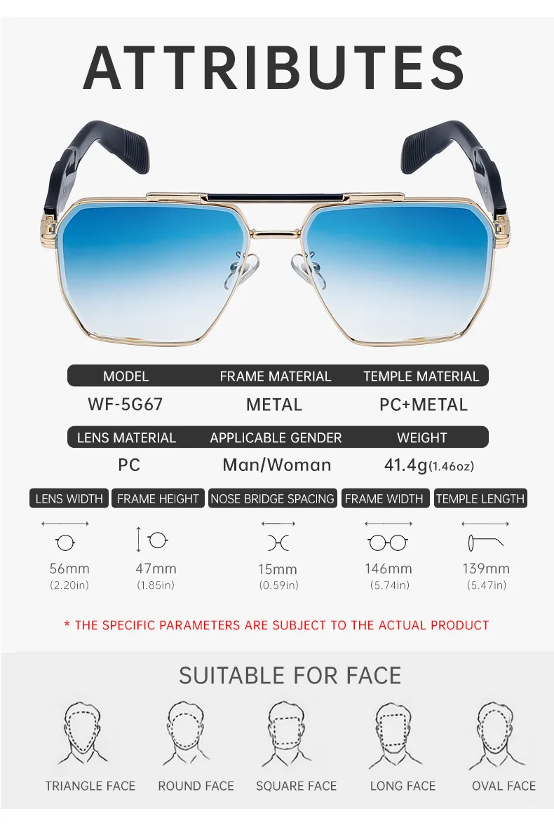 Carré Style Vintage Style Classique Géométrique Pc Plein Cadre Hommes De Lunettes De Soleil display picture 10