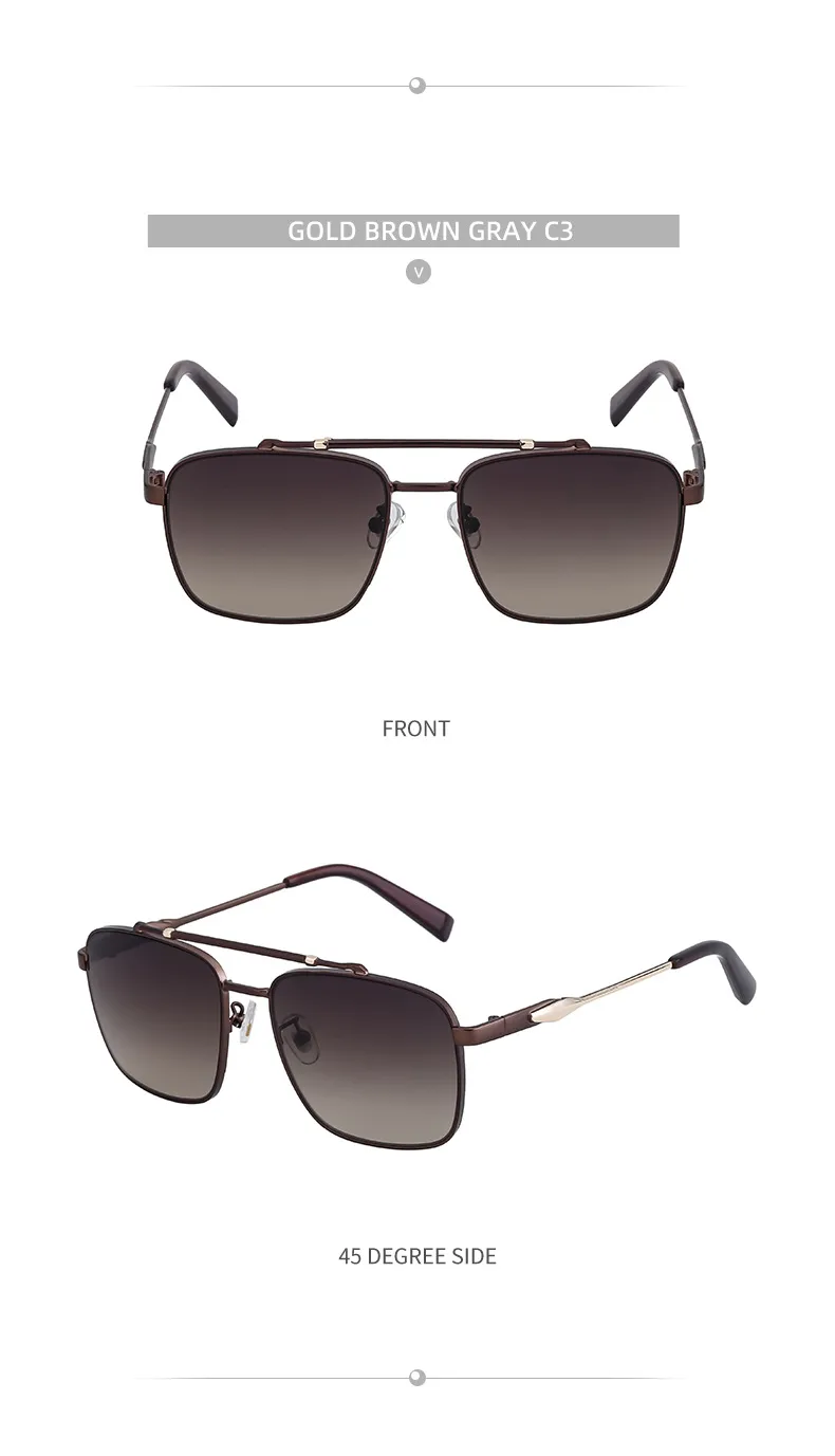 Cuadrado Vacaciones Estilo Clásico Color Sólido Ordenador Personal Fotograma Completo Gafas De Sol Hombre display picture 3