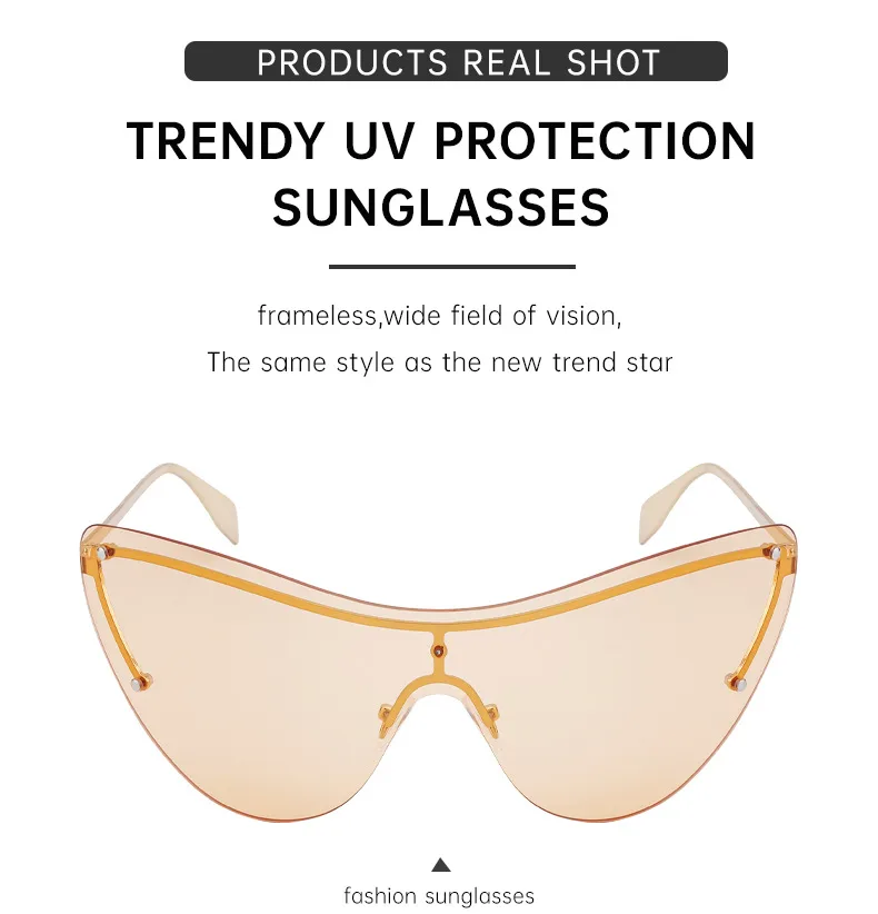 Cuadrado Vacaciones Color Sólido Ordenador Personal Sin Marco Gafas De Sol Hombre display picture 1