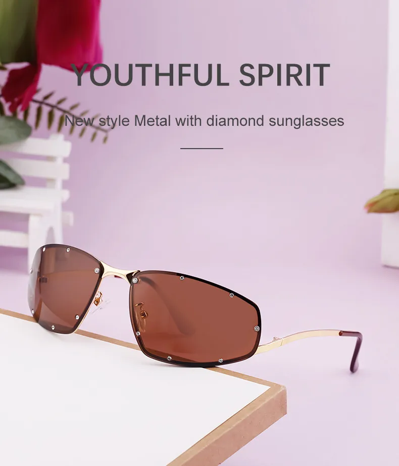 Carré Vacances Couleur Unie Verres Teintés Plein Cadre Hommes De Lunettes De Soleil display picture 1