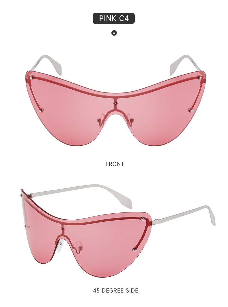 Cuadrado Vacaciones Color Sólido Ordenador Personal Sin Marco Gafas De Sol Hombre display picture 9