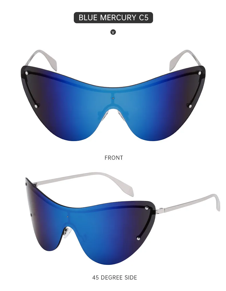 Carré Vacances Couleur Unie Pc Sans Cadre Hommes De Lunettes De Soleil display picture 10