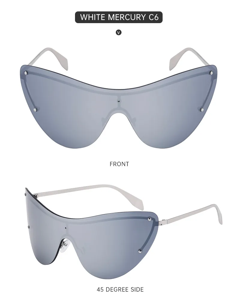 Carré Vacances Couleur Unie Pc Sans Cadre Hommes De Lunettes De Soleil display picture 11