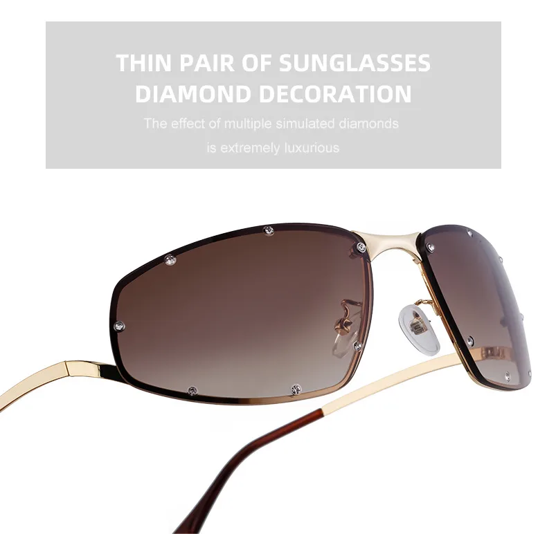 Carré Vacances Couleur Unie Verres Teintés Plein Cadre Hommes De Lunettes De Soleil display picture 7