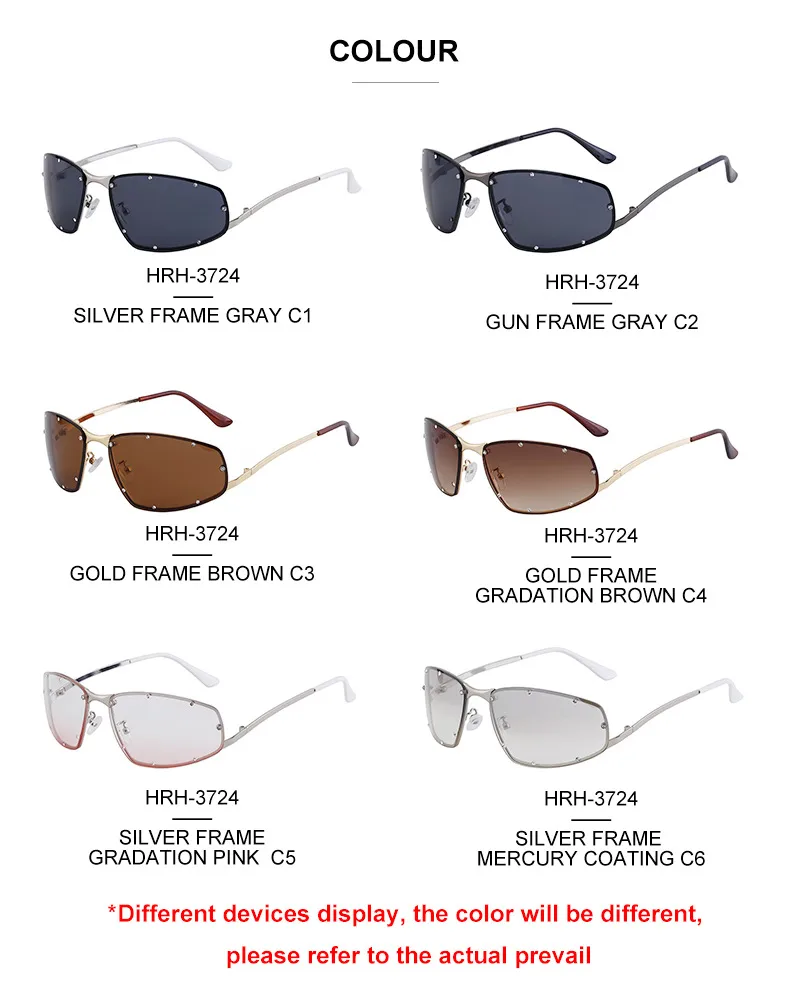 Square Vacation Solid Color Tinted Lenses Full Frame Men's Sunglasses display picture 11