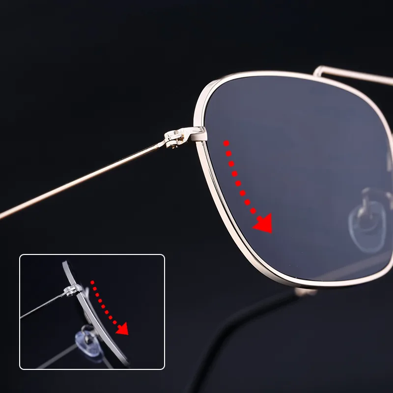 Square Elegant Business Basic Solid Color Pc Full Frame Men's Sunglasses display picture 4