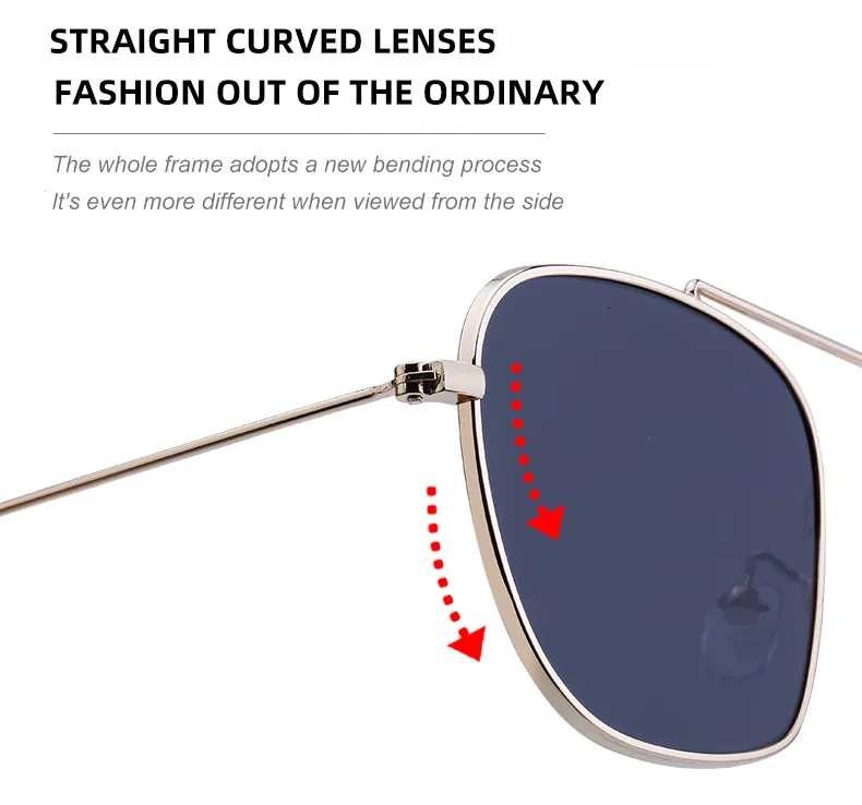 Square Elegant Business Basic Solid Color Pc Full Frame Men's Sunglasses display picture 9