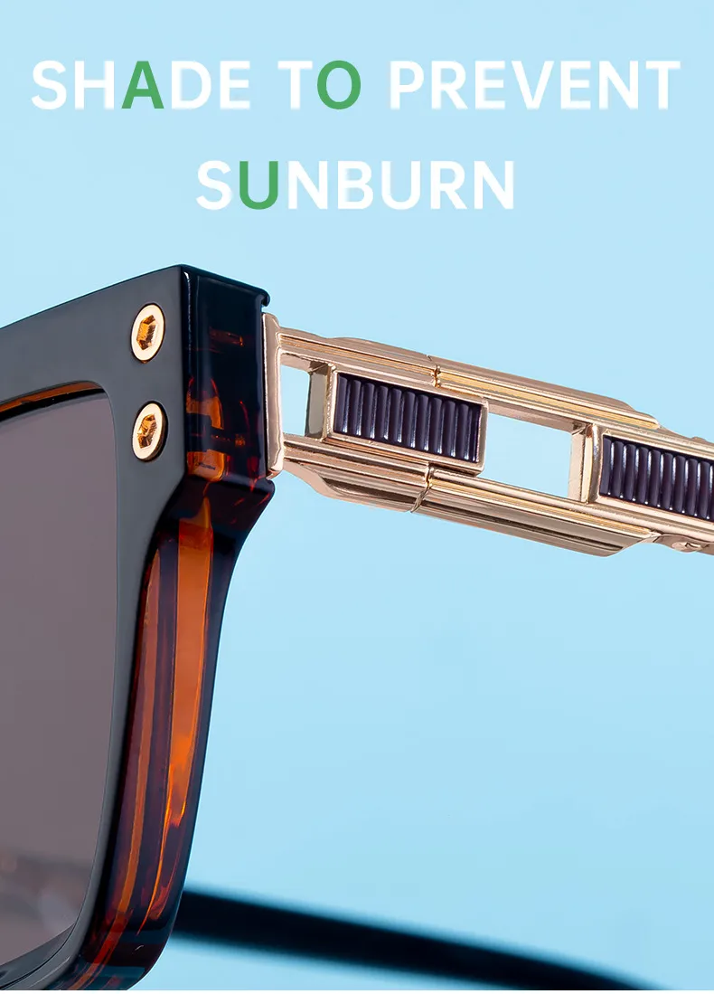 Cuadrado Elegante Estilo Simple Color Sólido Ordenador Personal Fotograma Completo Gafas De Sol Mujer display picture 6