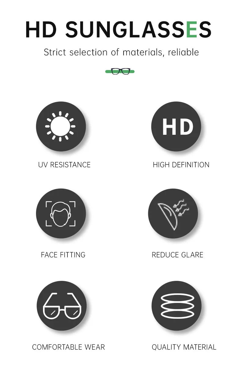 Cuadrado Elegante Estilo Simple Color Sólido Ordenador Personal Fotograma Completo Gafas De Sol Mujer display picture 7