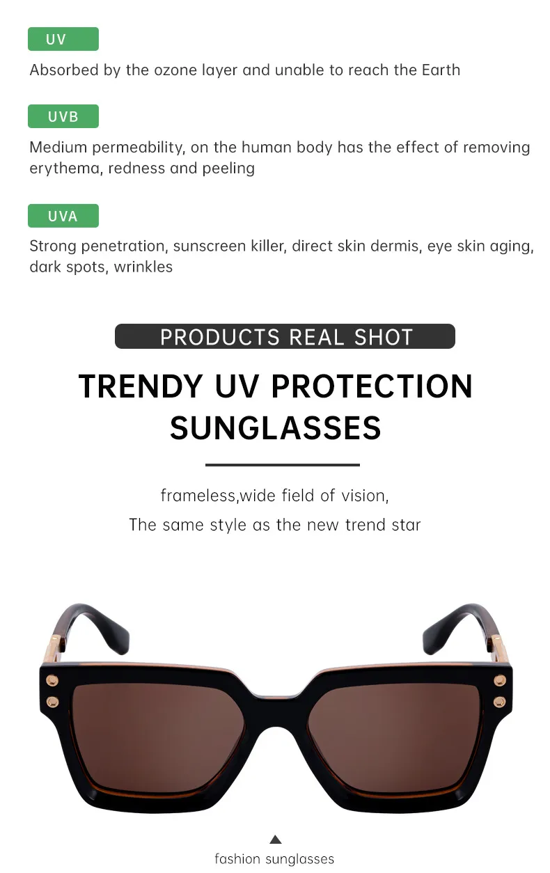 Square Elegant Simple Style Solid Color Pc Full Frame Women's Sunglasses display picture 9