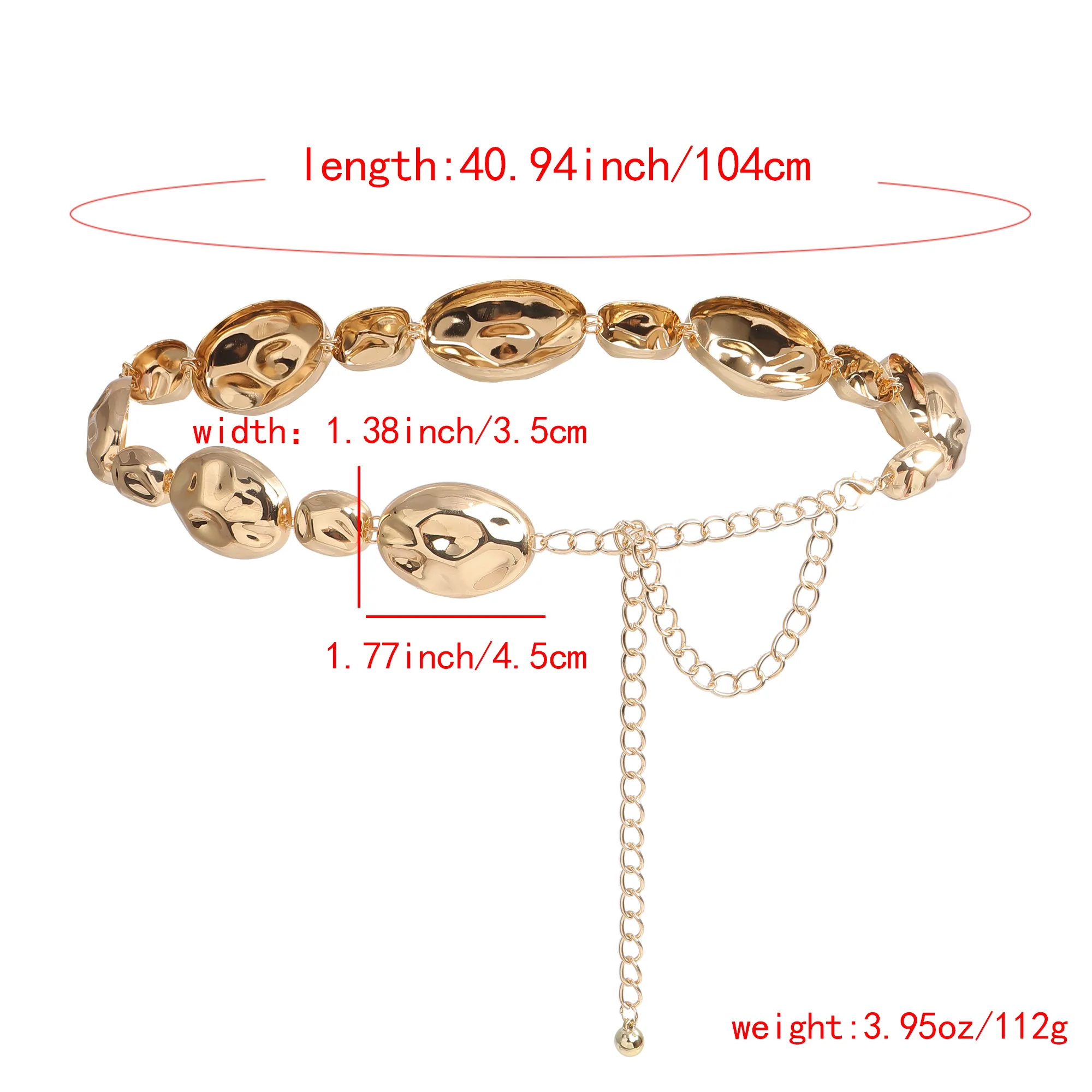 Women's Vintage Style Simple Style Commute Iron Iron Chain Belts display picture 2