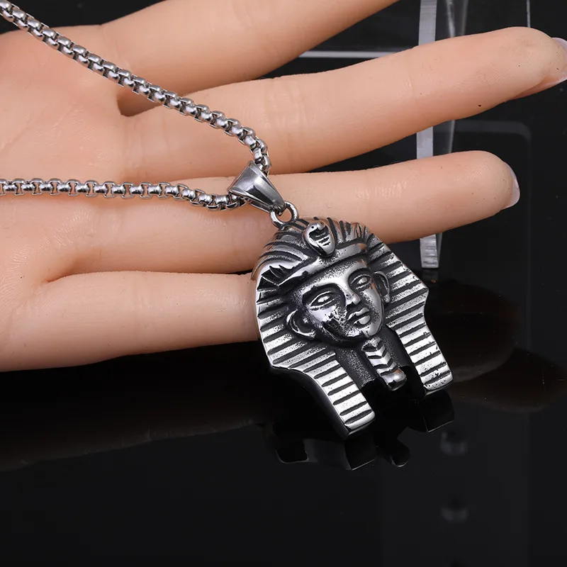 Fitness Gothic Hip-Hop 304 Stainless Steel Solid Color Men's Charms Necklace display picture 5