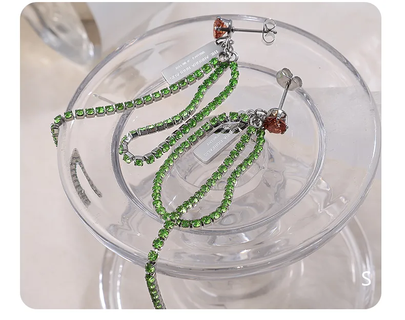 1 Pair Lines Luxurious Simple Style Classic Style 304 Stainless Steel Ear Studs display picture 1