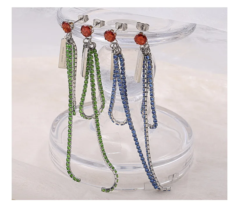 1 Paire Lignes Luxueux Style Simple Style Classique Acier Inoxydable 304 Boucles D'Oreilles display picture 8