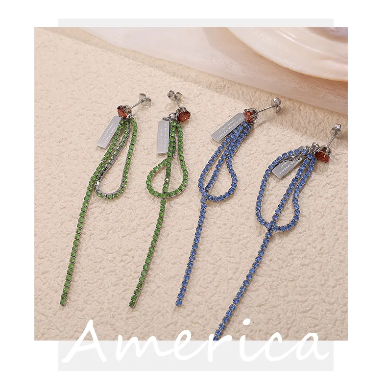 1 Pair Lines Luxurious Simple Style Classic Style 304 Stainless Steel Ear Studs display picture 4