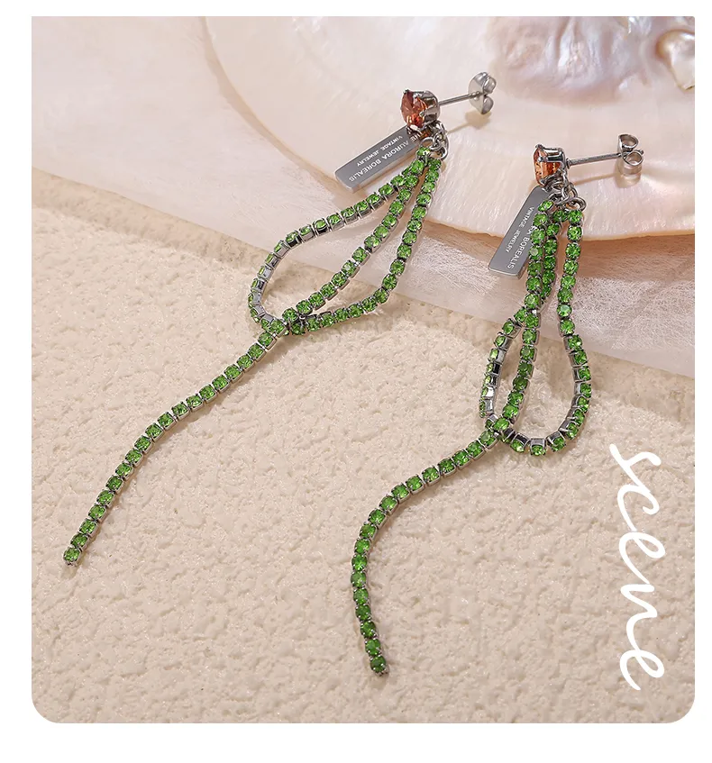 1 Paire Lignes Luxueux Style Simple Style Classique Acier Inoxydable 304 Boucles D'Oreilles display picture 6