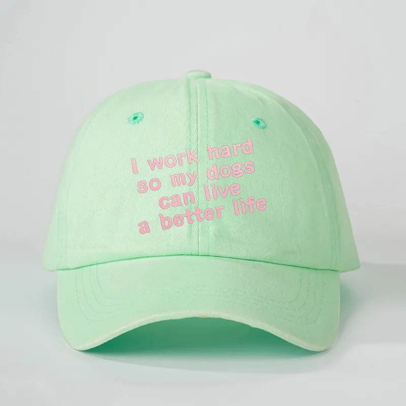 Unisexe Slogan Avant-Toit Incurvé Broderie Décontractée Style Simple Vêtement De Rue Casquette De Baseball display picture 3