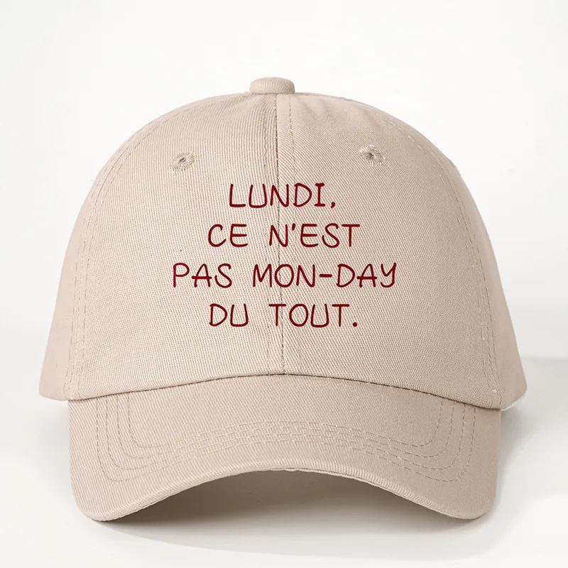 Unisex Vocabulary Words/Name Curved Eaves Embroidery Casual Simple Style Streetwear Baseball Cap display picture 3