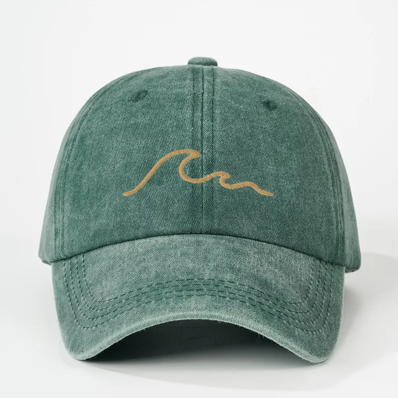 Unisex Solid Color Curved Eaves Embroidery Casual Simple Style Streetwear Baseball Cap display picture 3