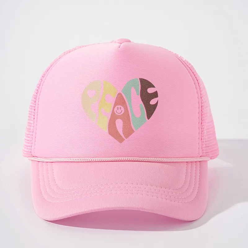 Unisex Heart Shape Curved Eaves Embroidery Casual Simple Style Streetwear Baseball Cap display picture 5