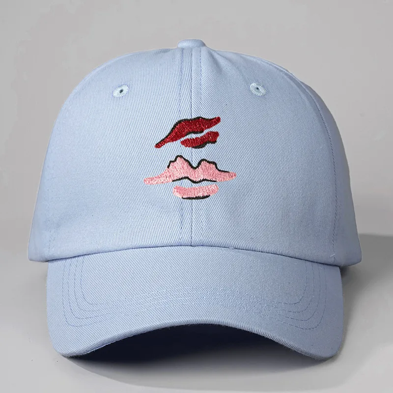 Unisex Lips Curved Eaves Casual Simple Style Streetwear Baseball Cap display picture 2