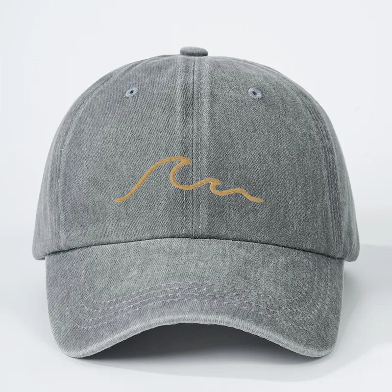 Unisex Solid Color Curved Eaves Embroidery Casual Simple Style Streetwear Baseball Cap display picture 5