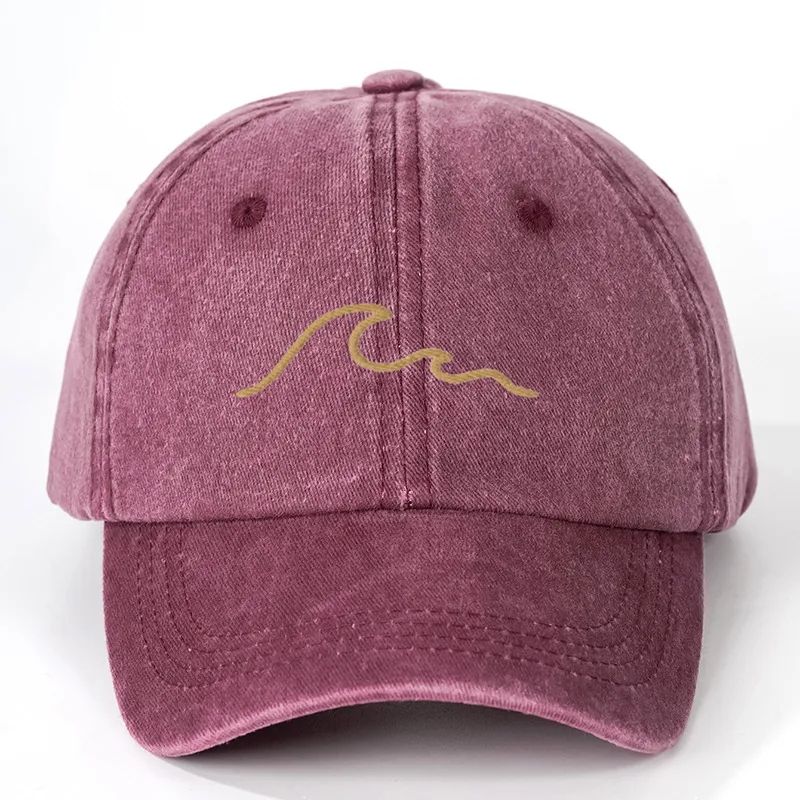 Unisex Solid Color Curved Eaves Embroidery Casual Simple Style Streetwear Baseball Cap display picture 4