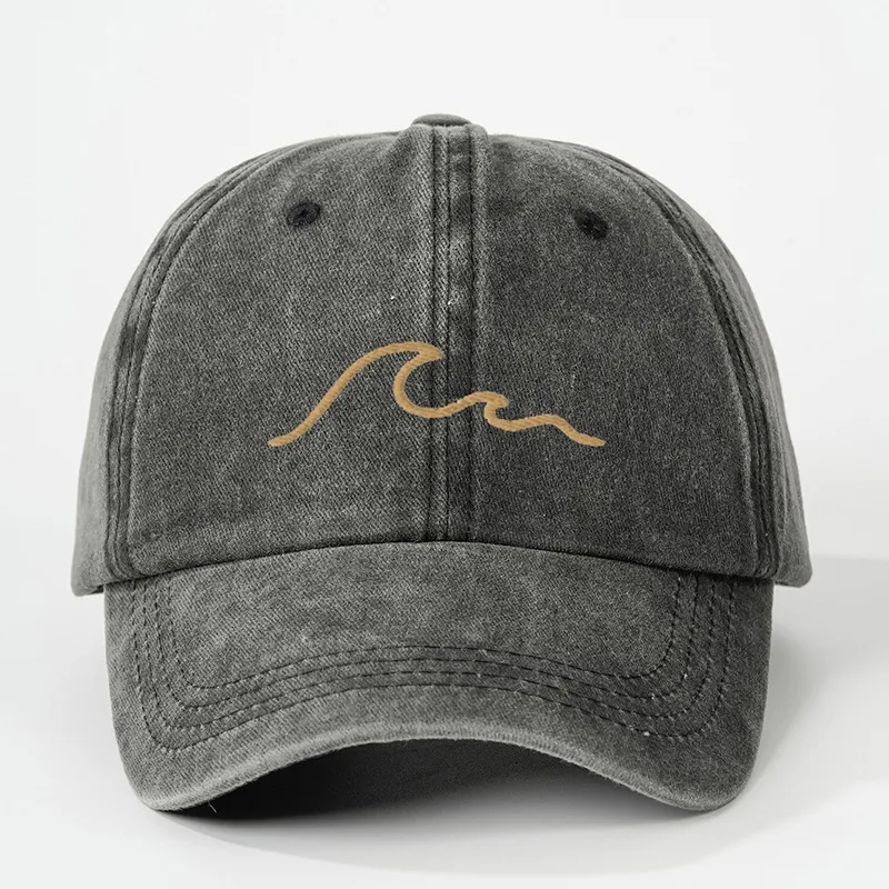 Unisexe Couleur Unie Avant-Toit Incurvé Broderie Décontractée Style Simple Vêtement De Rue Casquette De Baseball display picture 6