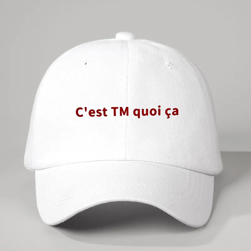 Unisexe Mots De Vocabulaire/Nom Avant-Toit Incurvé Décontractée Style Simple Vêtement De Rue Casquette De Baseball display picture 6