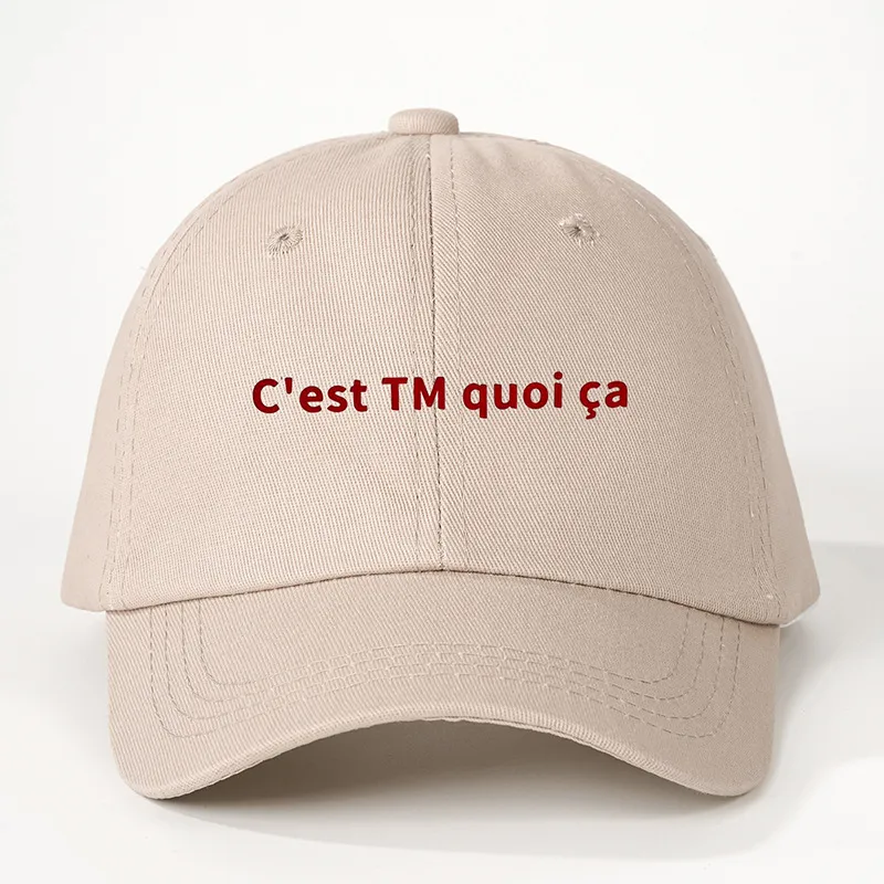 Unisex Vocabulary Words/Name Curved Eaves Casual Simple Style Streetwear Baseball Cap display picture 4