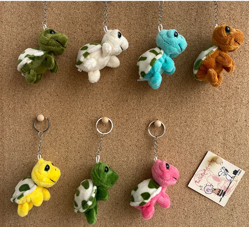 Cute Plush Animal Unisex Bag Pendant Keychain display picture 1