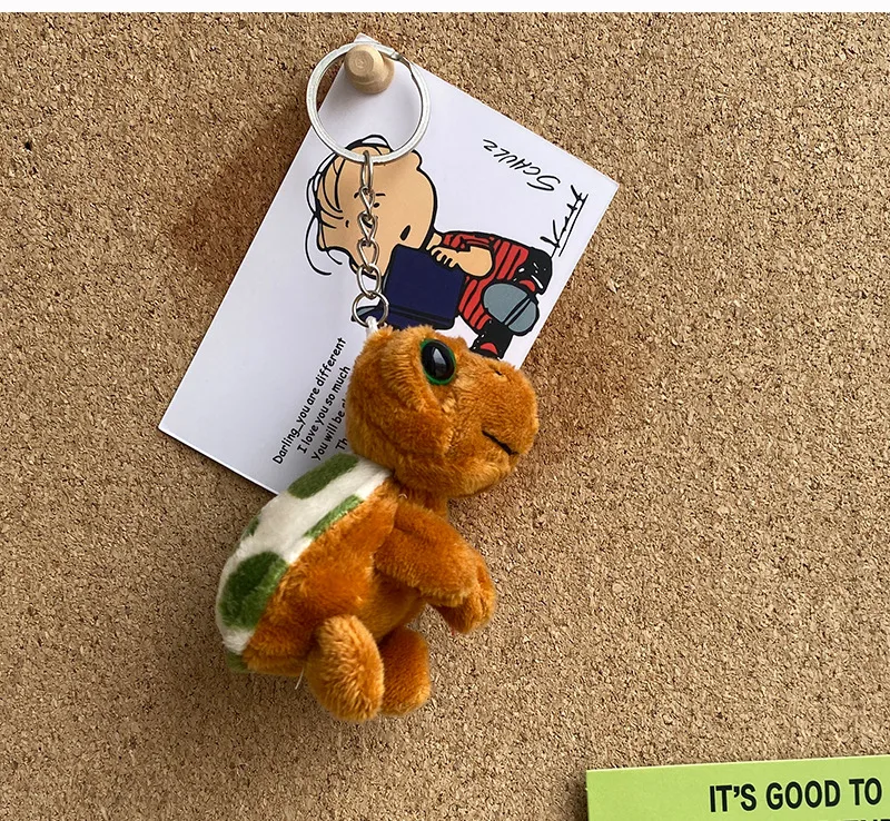 Cute Plush Animal Unisex Bag Pendant Keychain display picture 2