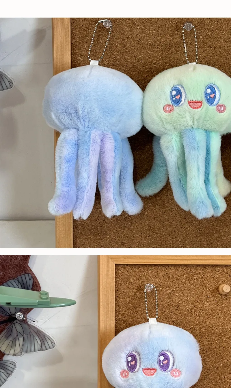 Cute Plush Animal Unisex Bag Pendant Keychain display picture 1