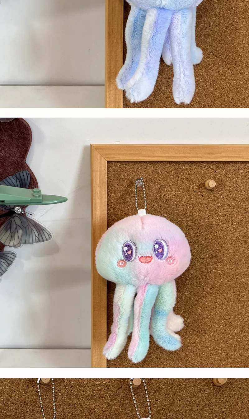 Cute Plush Animal Unisex Bag Pendant Keychain display picture 2